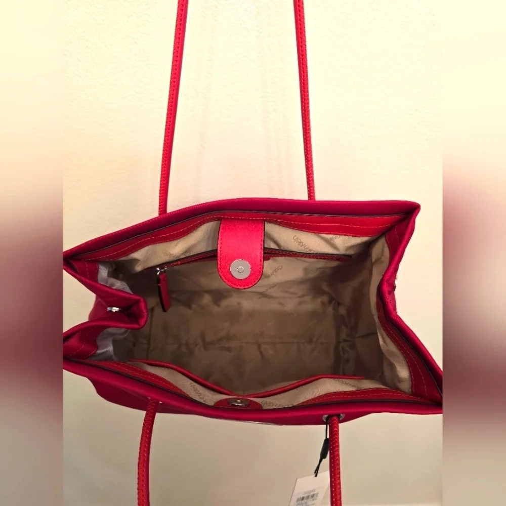 NWT Calvin Klein Ladies Red Tote Bag